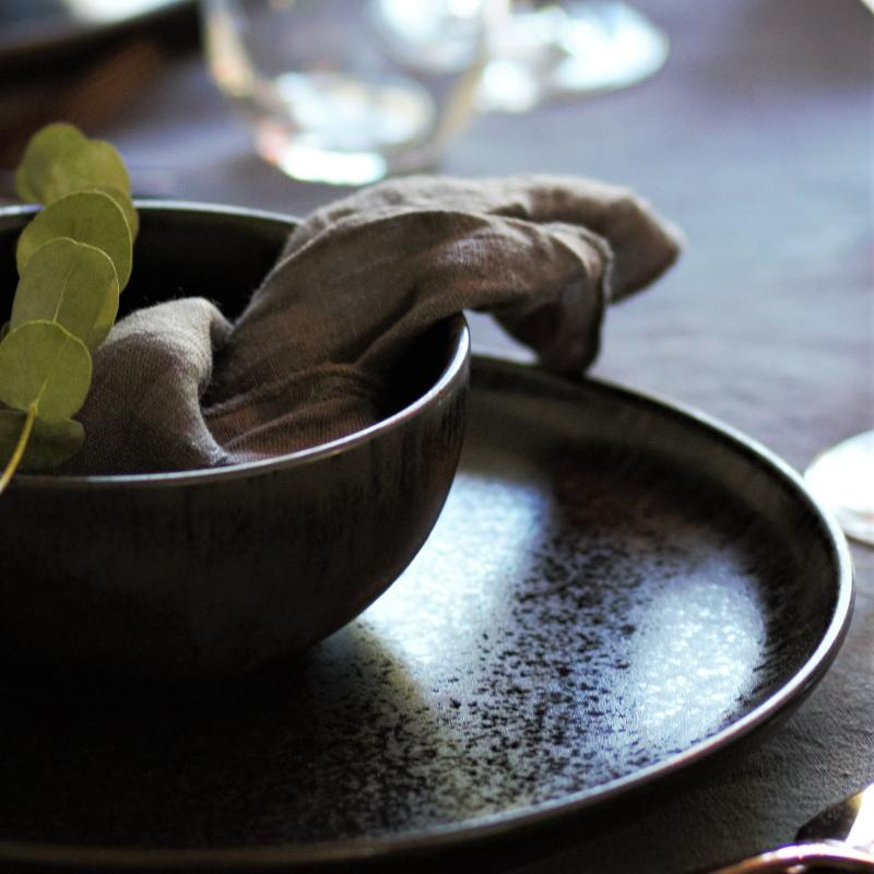 Stiernholm Mörke Tallrik Svart 27 cm