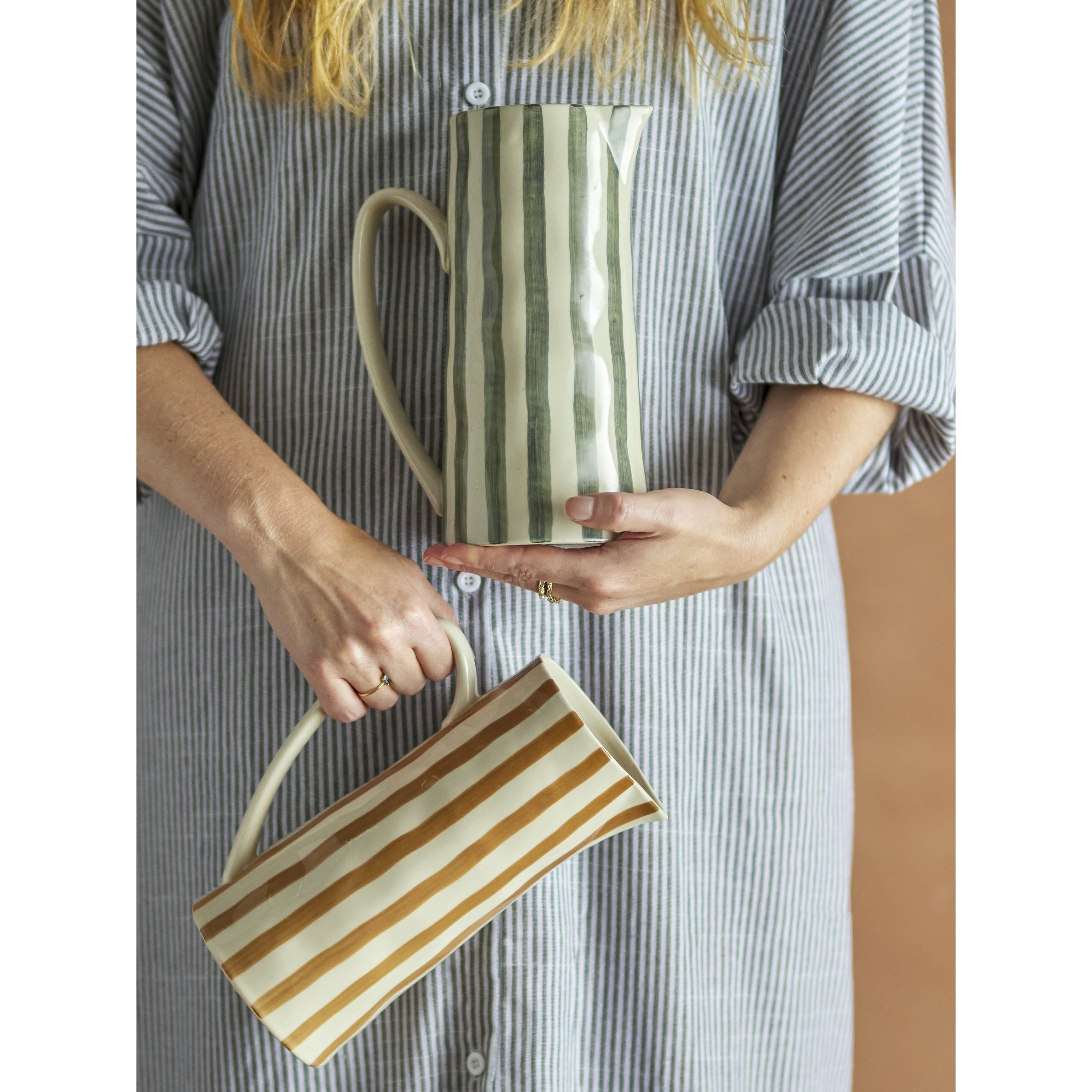 Bloomingville Begonia Kanna Stengods Grön 1,3 l