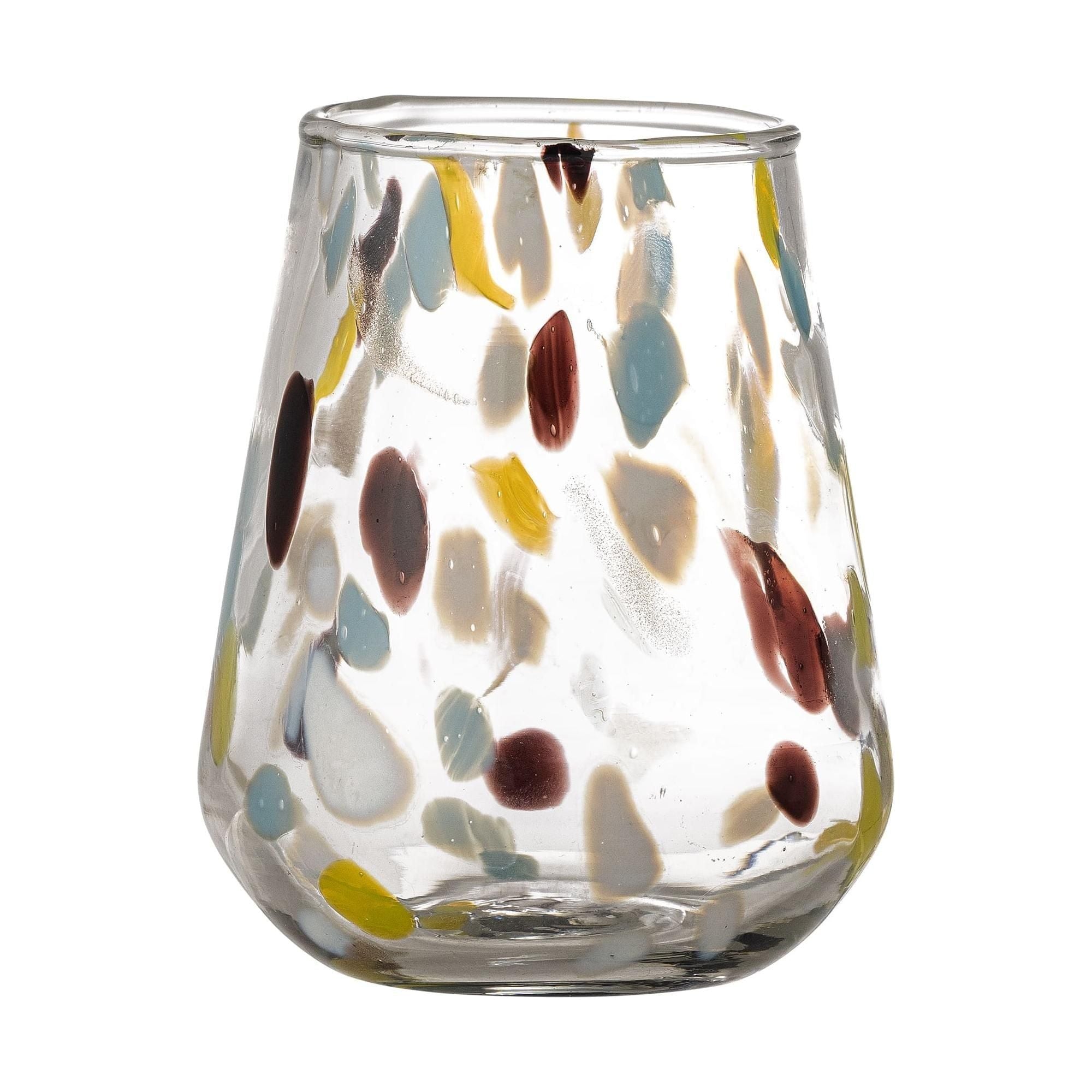Bloomingville Kenji Dricksglas Gul Återvunnet Glas 38 cl