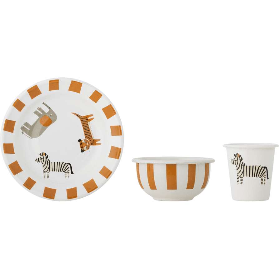 Bloomingville Jesse Barnservisset Orange 3 Delar