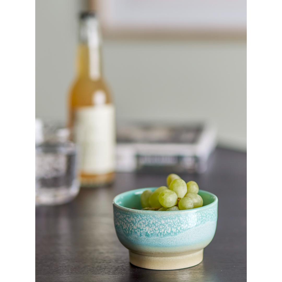 Bloomingville Safie Skål Grön Stengods 30 cl