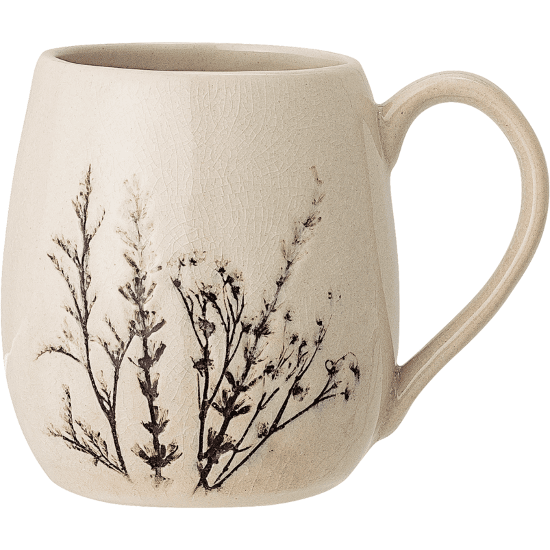 Bloomingville Bea Mug Natur Stengods 40 cl