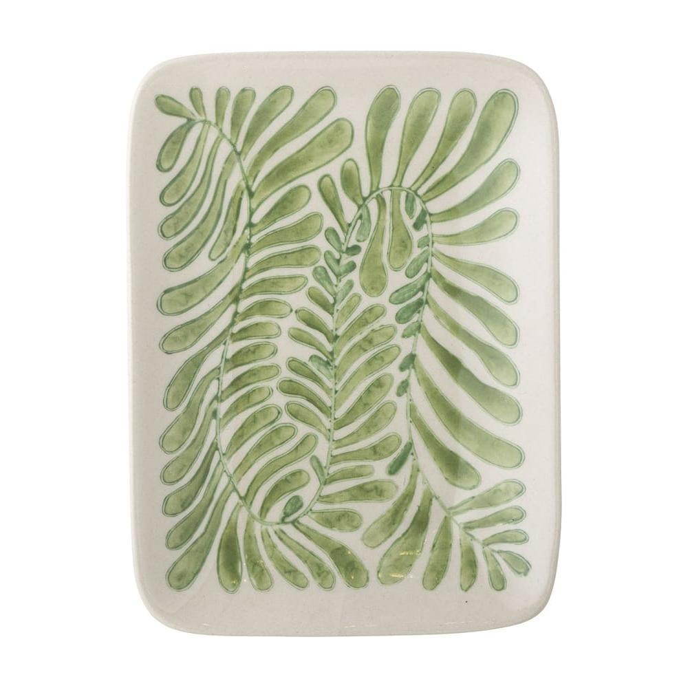 Bloomingville Fauni Fat Grön Stengods 15x11,5 cm