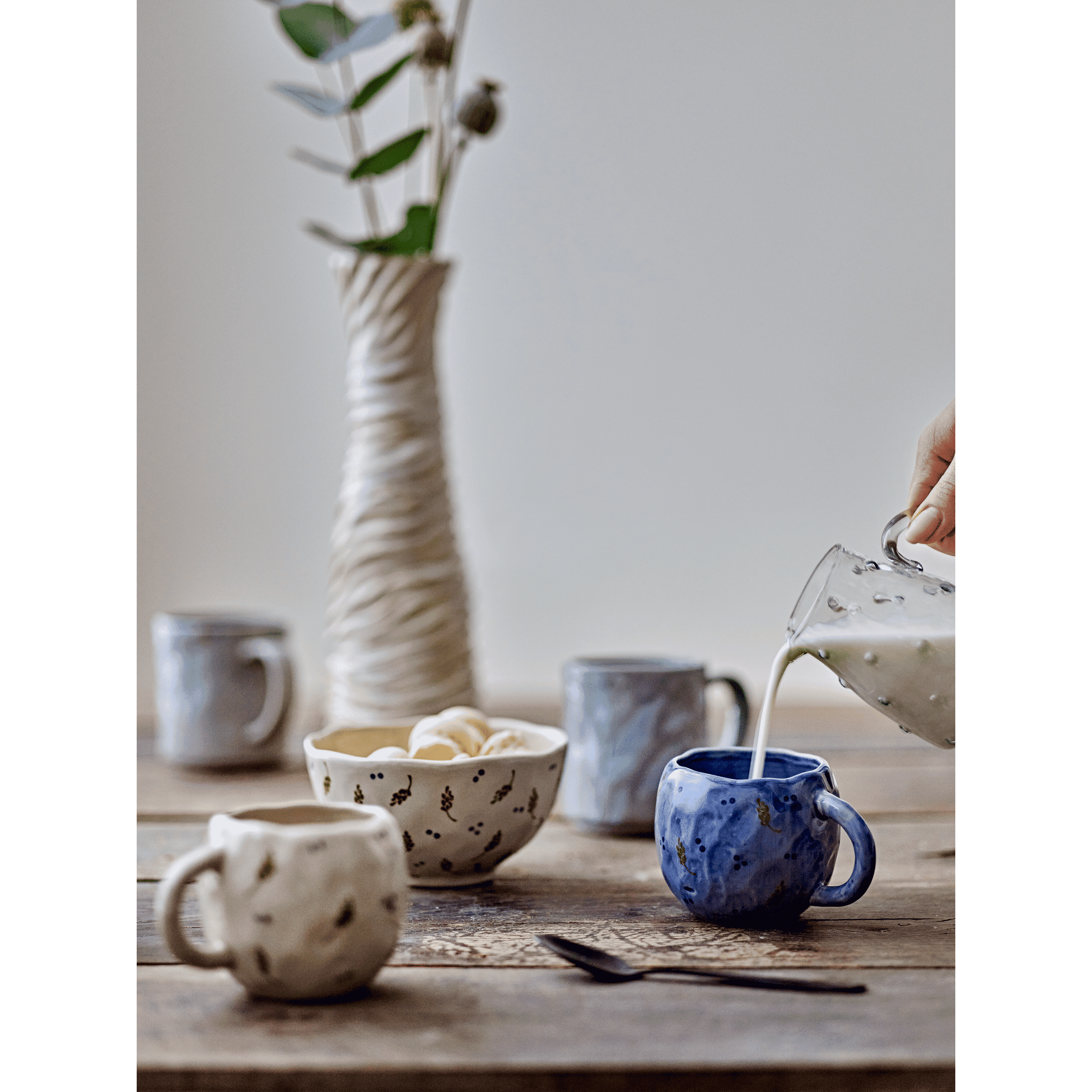 Bloomingville PippineKopp Blå Stengods 26 cl (SEP)