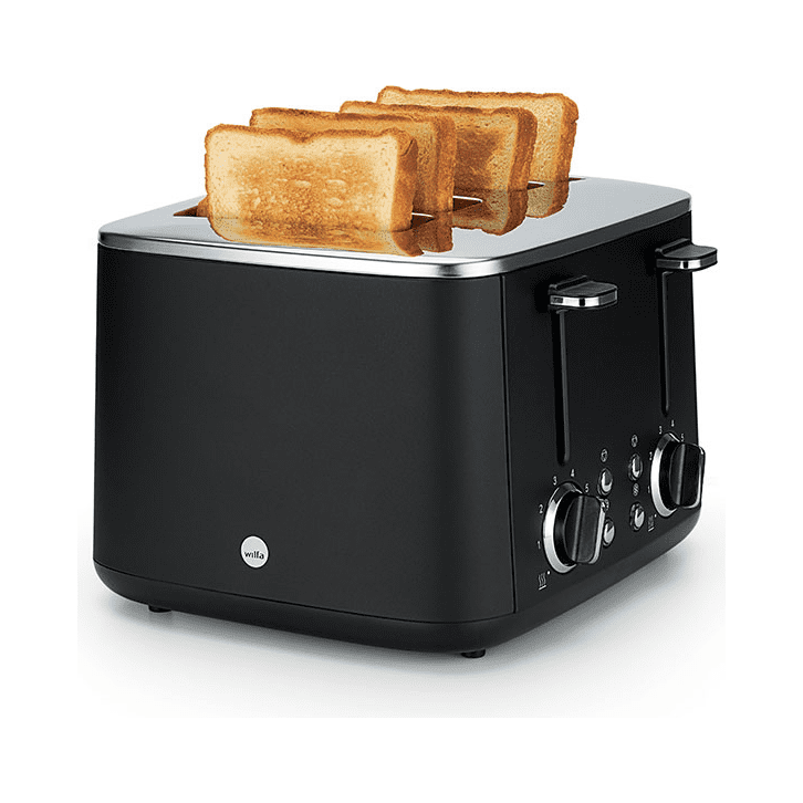 Wilfa TO4B-1600 4 Slice Toaster Black