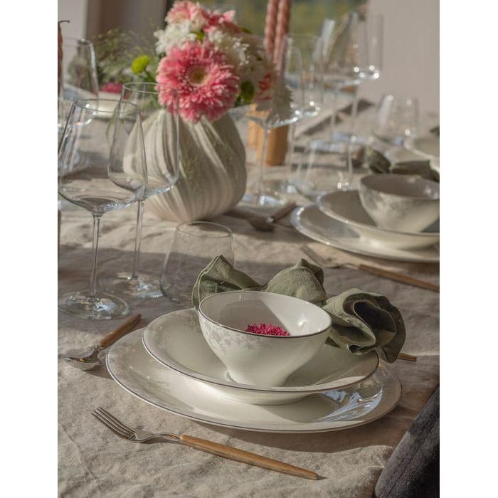 royal porcelain Angelina Platinum Dessertskål 13 cm Vit