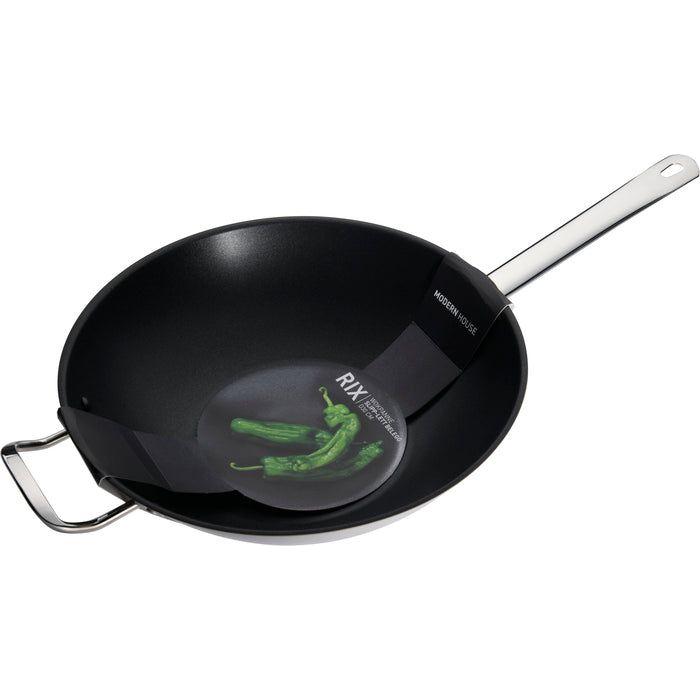 Modern House Rix Wok 31,5 cm 3,5L Stål/Svart