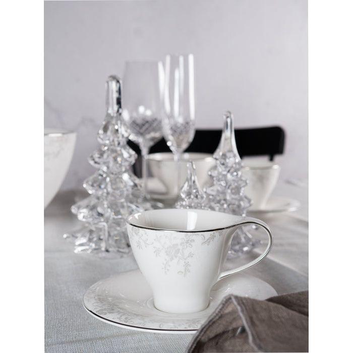 royal porcelain Angelina Platinum Kaffekopp 20 cl Vit