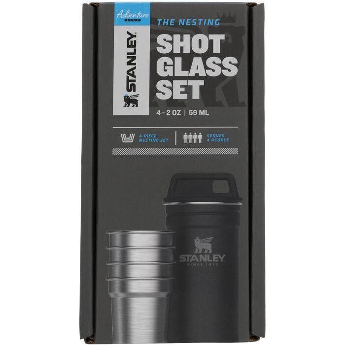 Stanley, Adventure Shotglas 59 Ml 4-Pack Svart