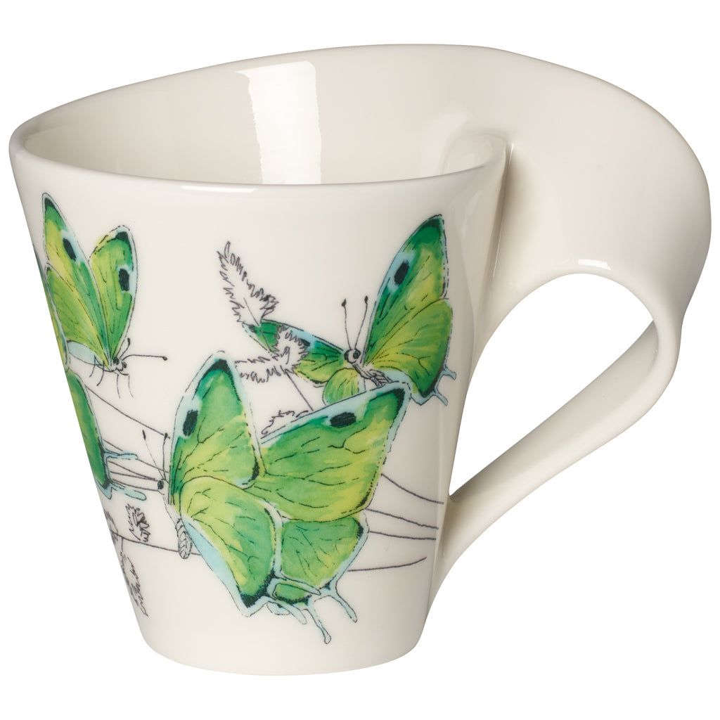 Villeroy & Boch NewWave Caffè Grön snårblåvinge Mugg (presentförpackning) 24 cl