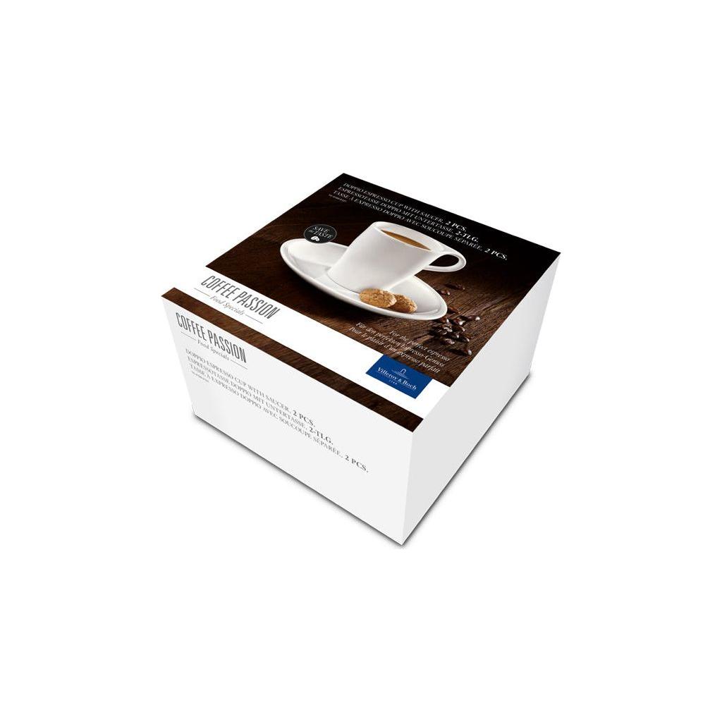 Villeroy & Boch Coffee Passion Doppio espressokopp med fat, 2 delar 180 ml