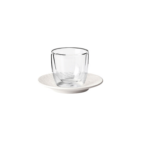 Villeroy & Boch Manufacture Rock Blanc mokka/espressokopp 2 delar