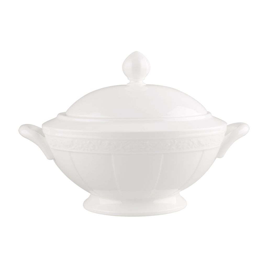 Villeroy & Boch White Pearl Rund soppskål 2.7 l