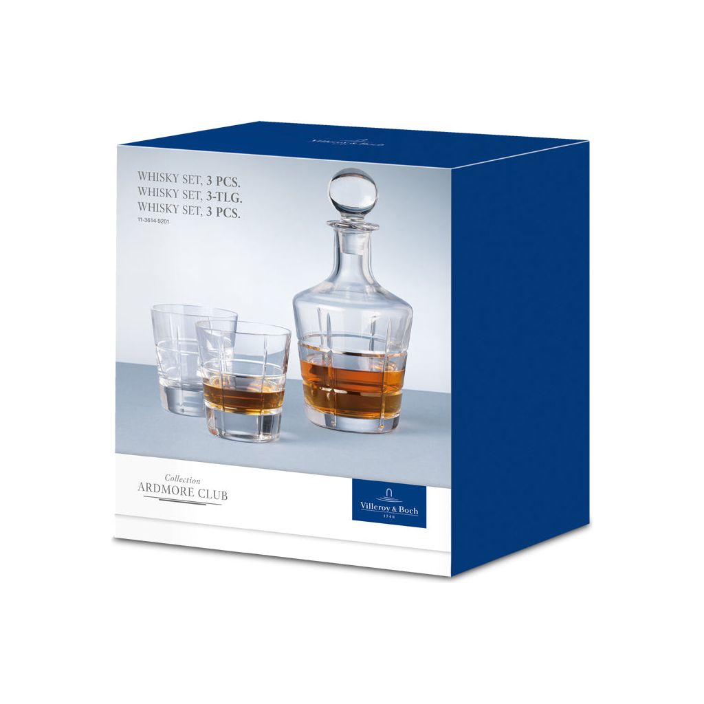 Villeroy & Boch Ardmore Klubb Whiskyset 3 delar