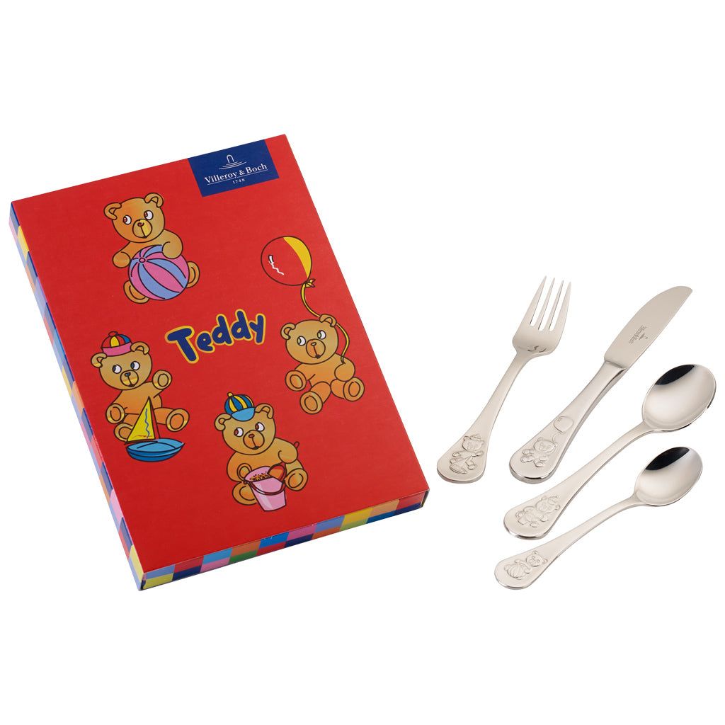 Villeroy & Boch Teddy Barnbestickset 4 delar