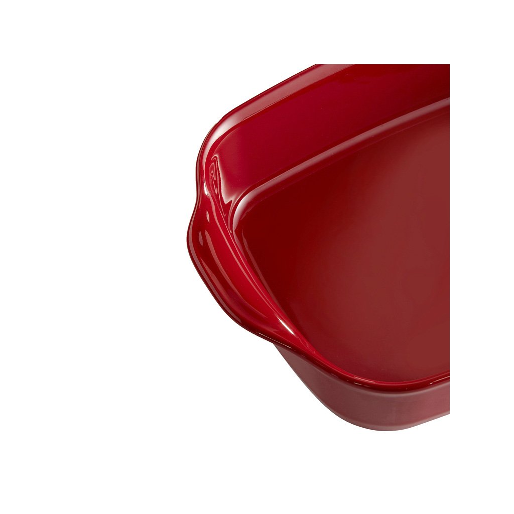 Emile Henry Ugnsform rektangulär 42,5 cm 4 L röd