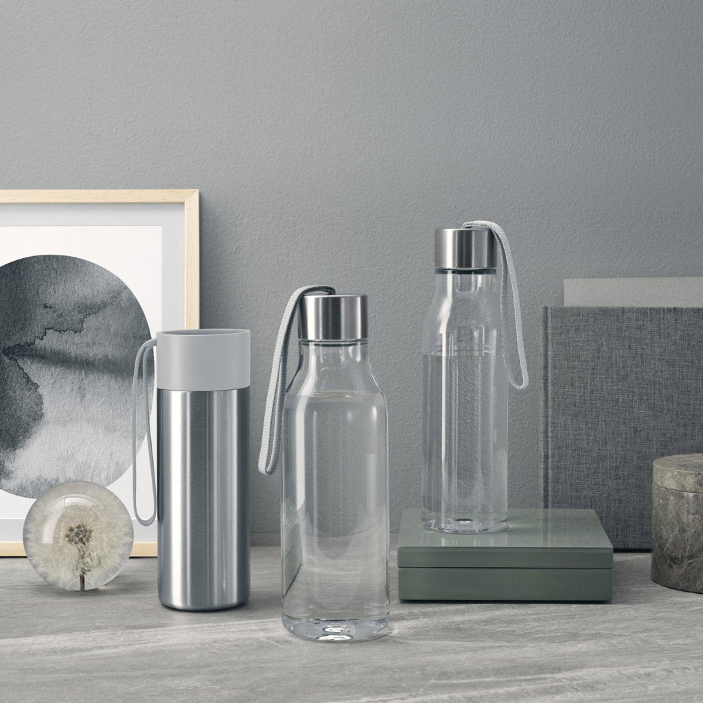 Eva Solo Termosmugg TO GO 350 ml, marmorgrått lock, rostfritt stål