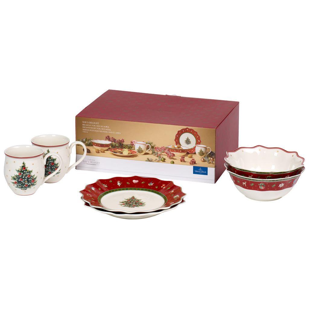 Villeroy & Boch Toy's Delight Frukost för 2 röd, set 6 delar