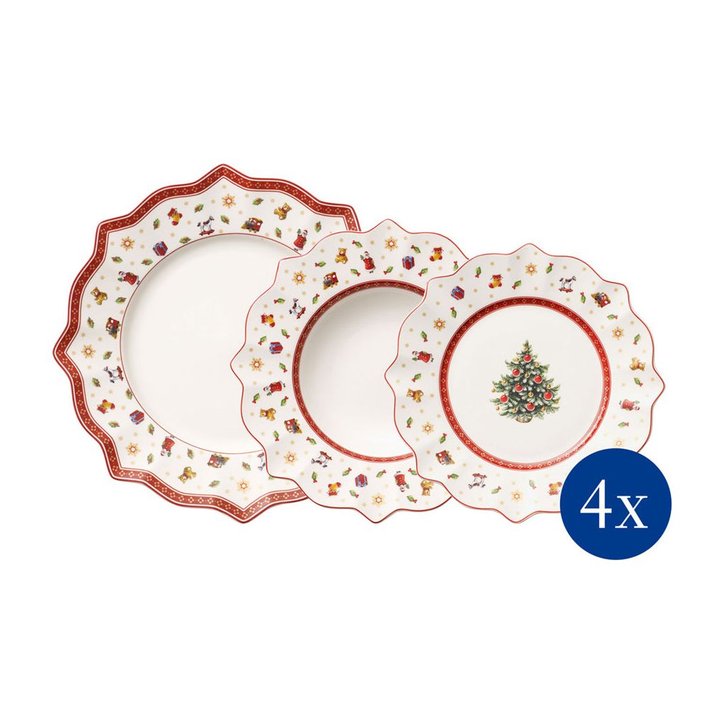 Villeroy & Boch Toy's Delight Set med tallrikar, 12st.