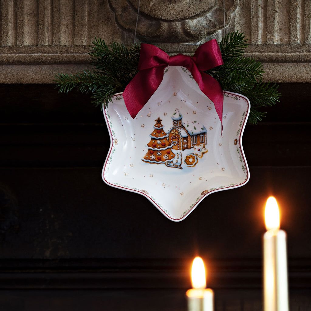 Villeroy & Boch Winter Bakery Delight Stjärnskål medium, pepparkaksby 36 cl