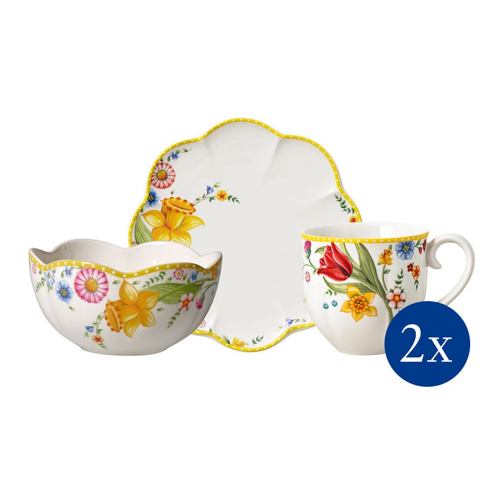 Villeroy & Boch Spring Awakening Frukost för 2, 6 st.