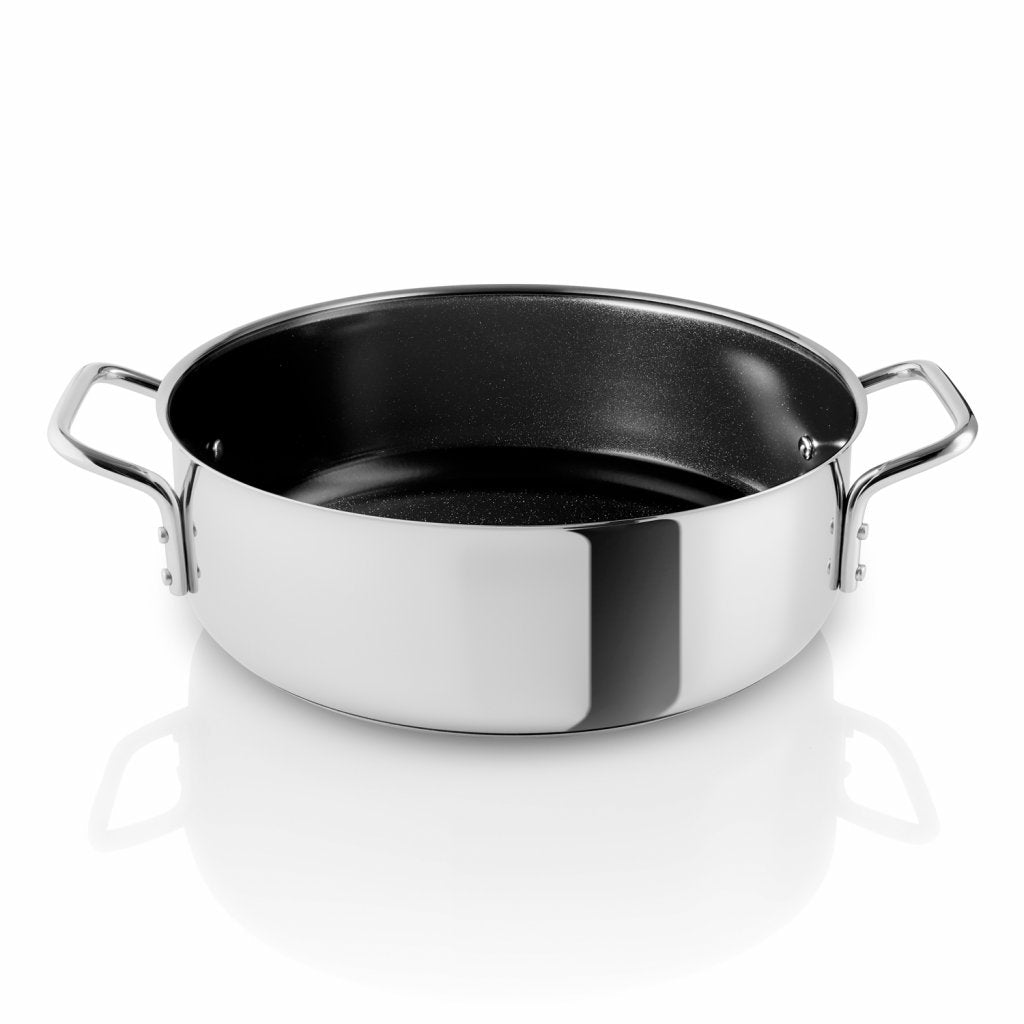 Eva Solo Rostfri stålkastrull för sautering med non-stick keramisk insida Ø 24 cm Eva Solo