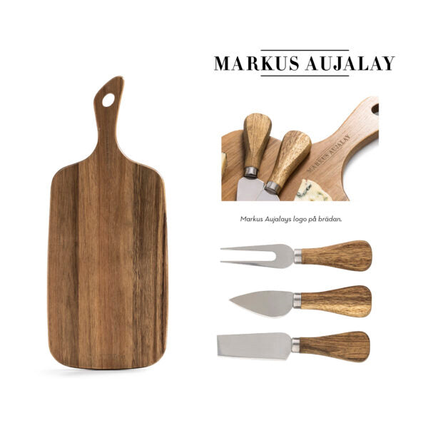 Markus Aujalay Tapasbräda Liten med 3 bestick