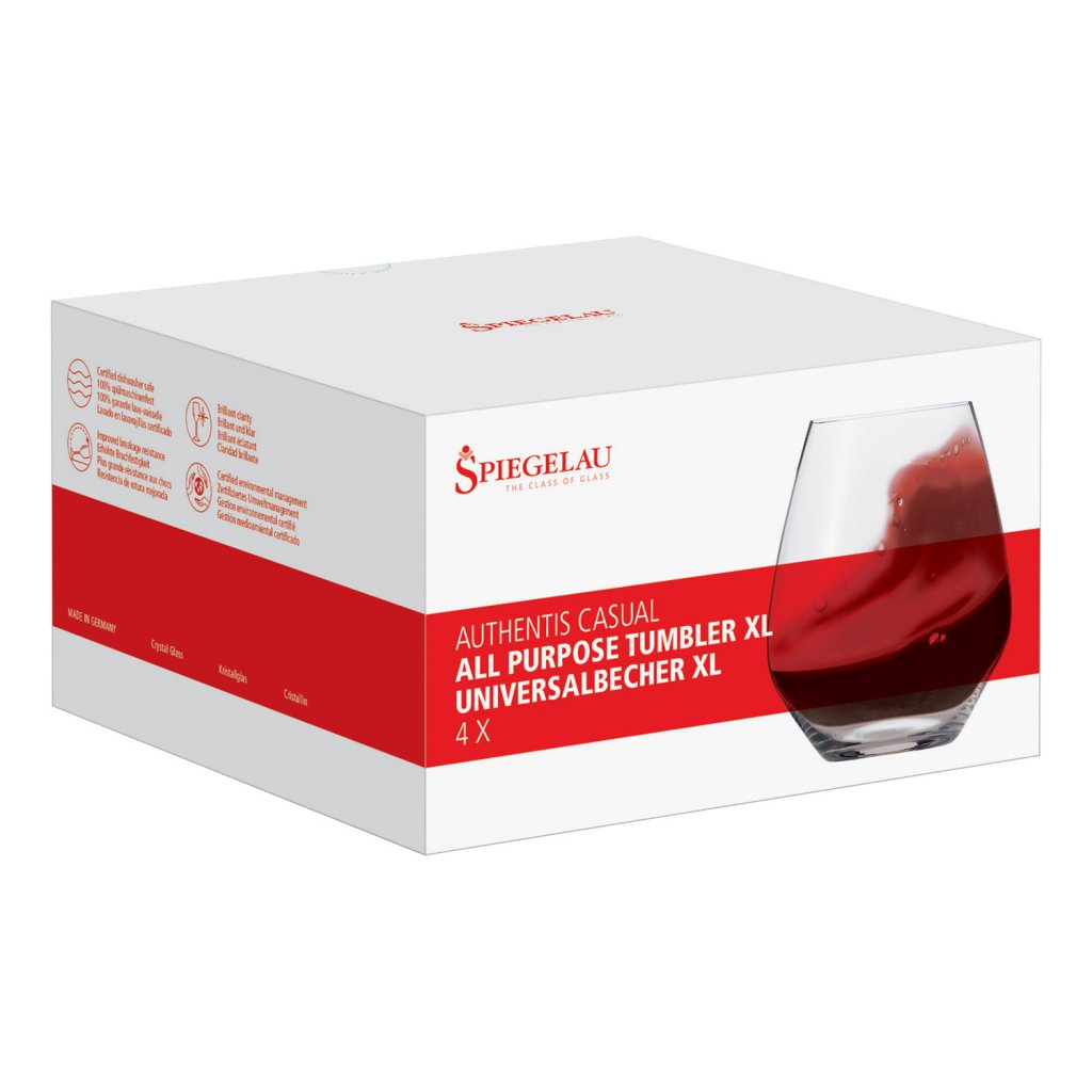 Spiegelau Set med 4 universella glas XL Authentis Casual Spiegelau 62,5 cl