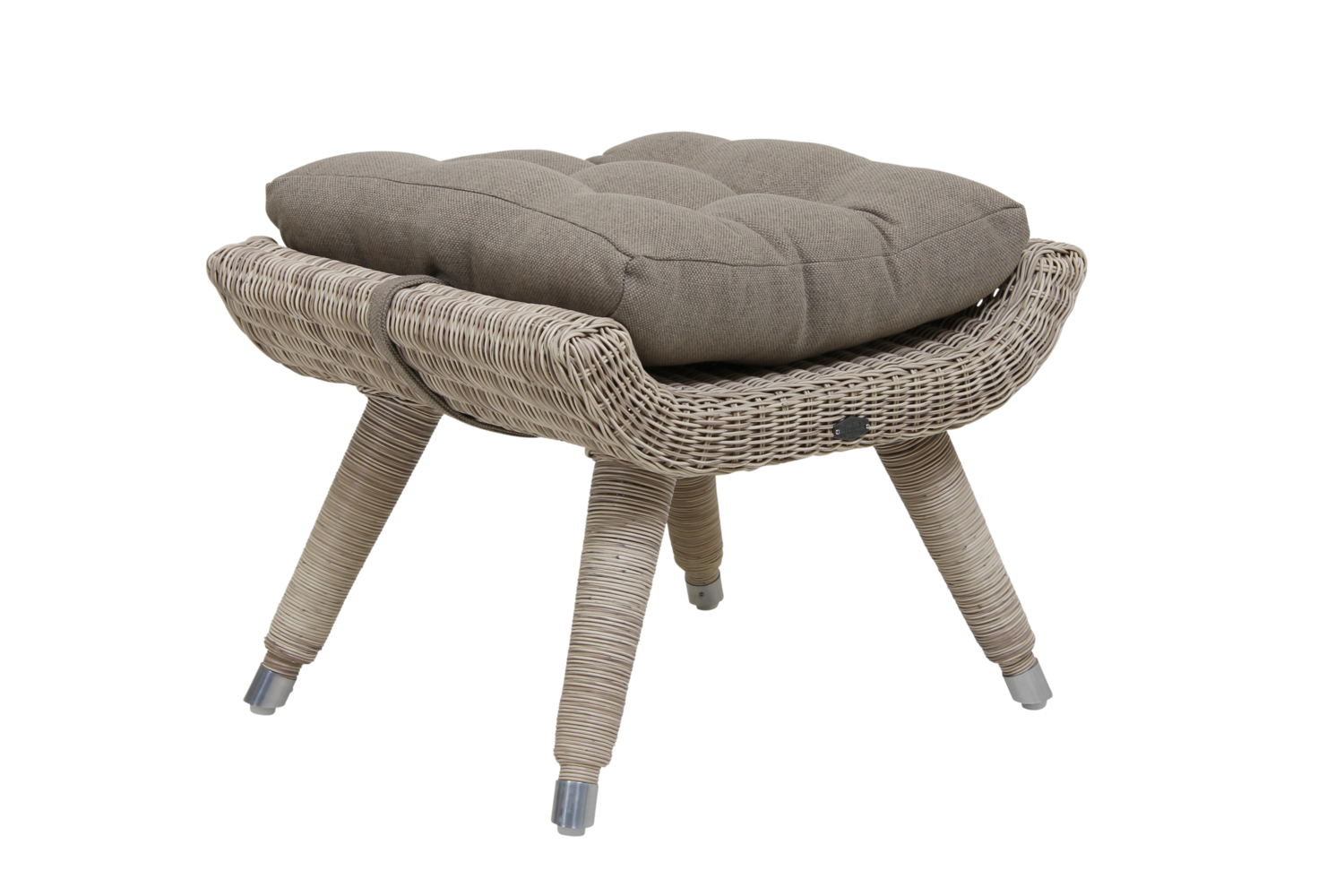 Brafab Silva fotpall Beige/beige