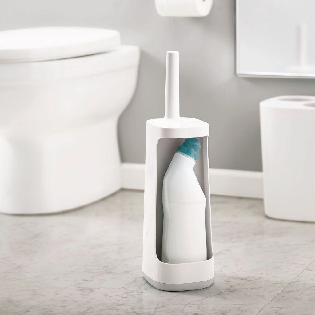 Joseph Joseph WC-sits FLEX PLUS 70516, med förvaringsutrymme, vit / grå