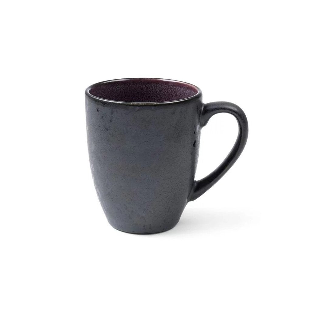 Bitz Mugg 300 ml, svart/lila, keramik