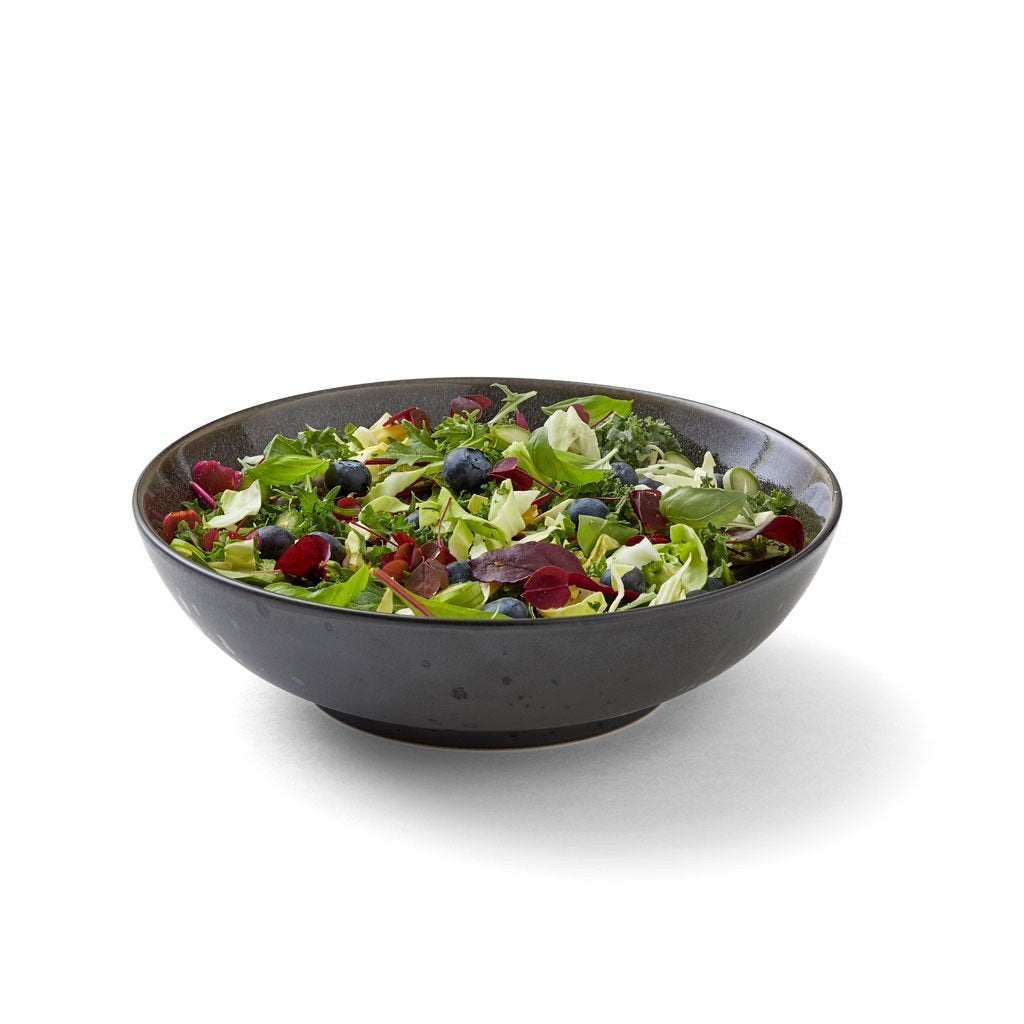 Bitz Skål för sallad 24 cm, svart / grå