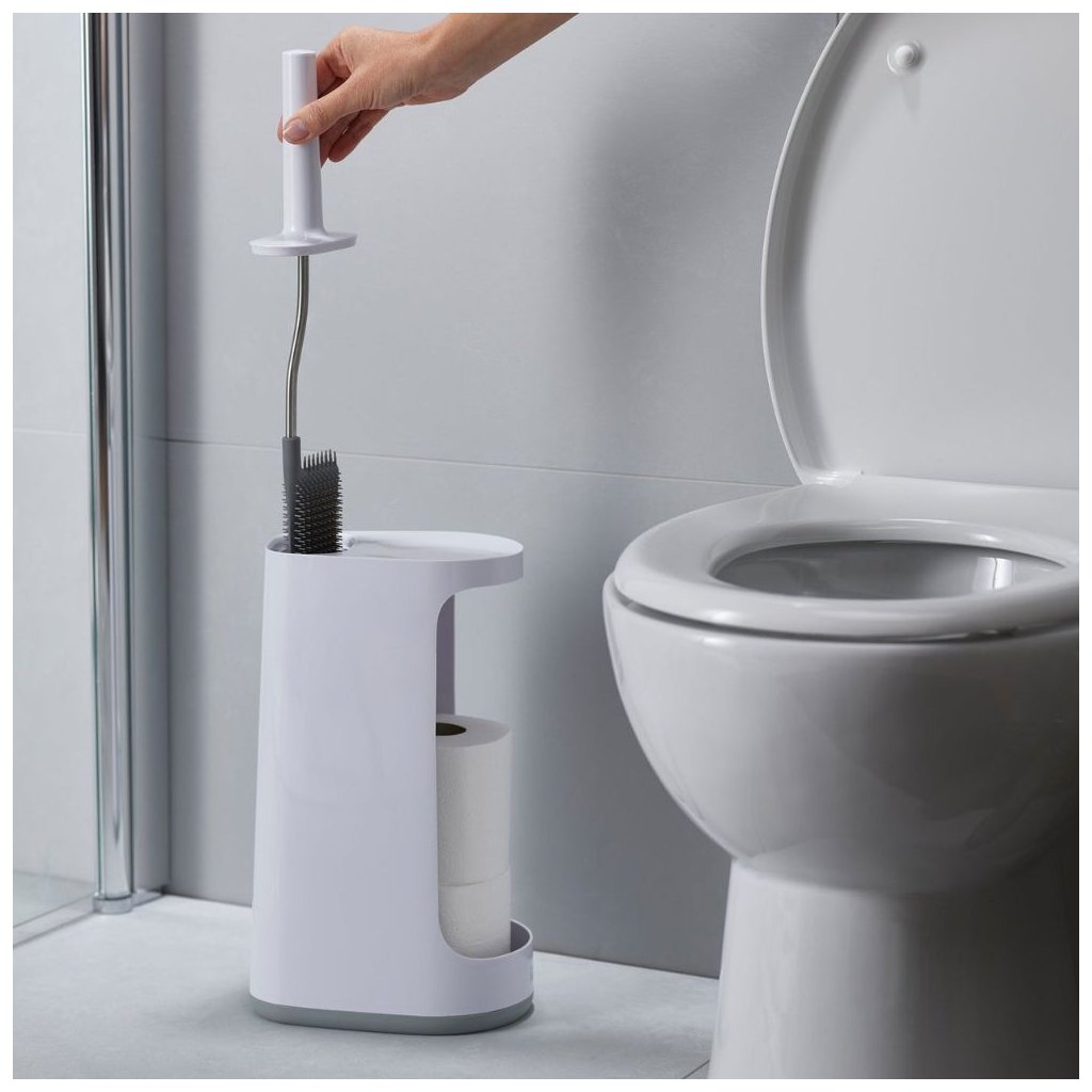 Joseph Joseph WC hållare FLEX STORE 70536, för 3 rullar, vit / blå