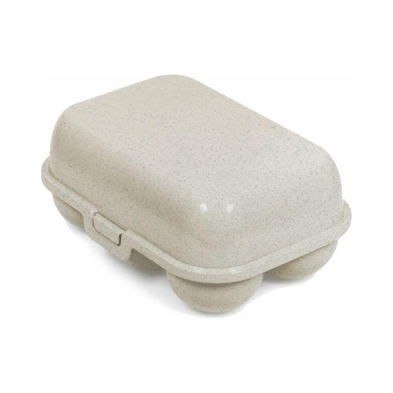 Koziol Eggs To Go Mini Äggkartong för 6 ägg Beige