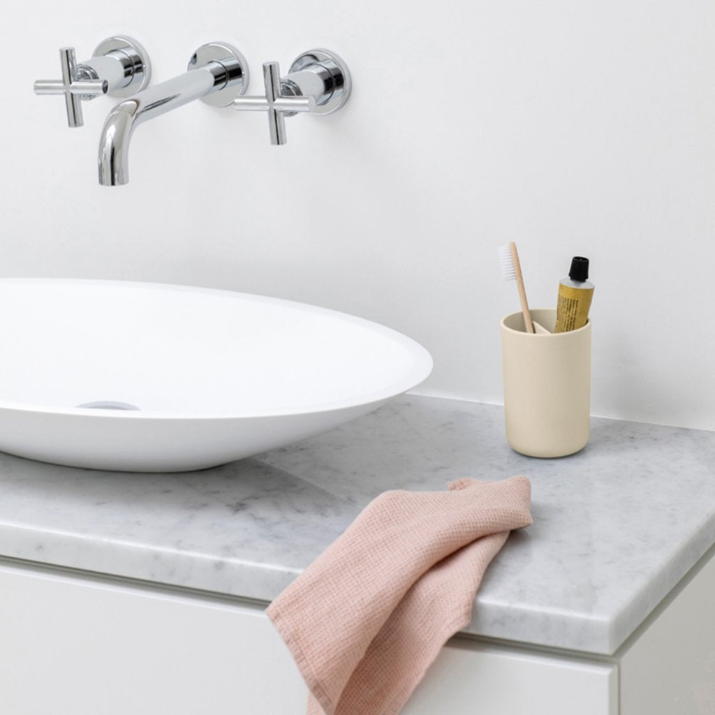 Brabantia Mugg för tandborstar RENEW, mjukt beige