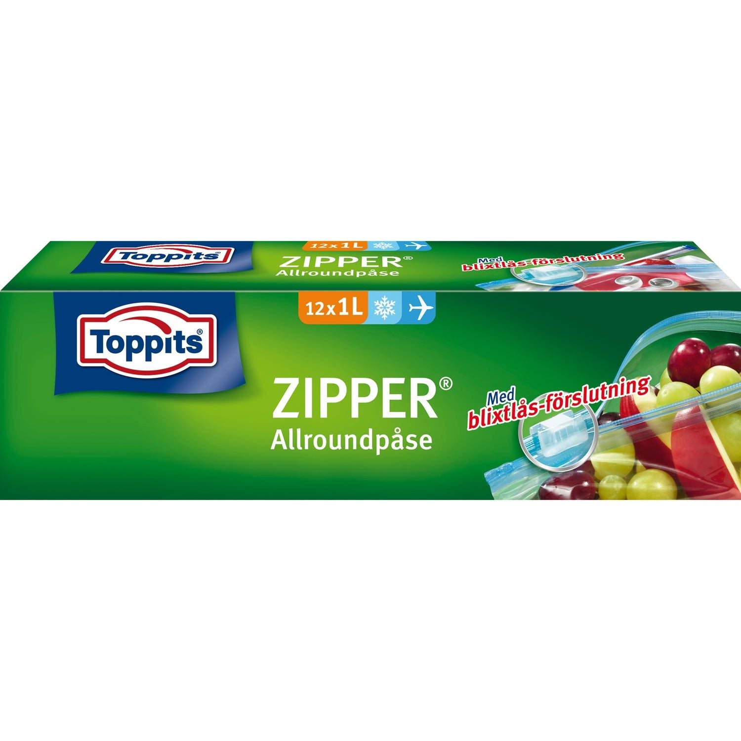 Toppits ZIPPER 1L 12st DFP