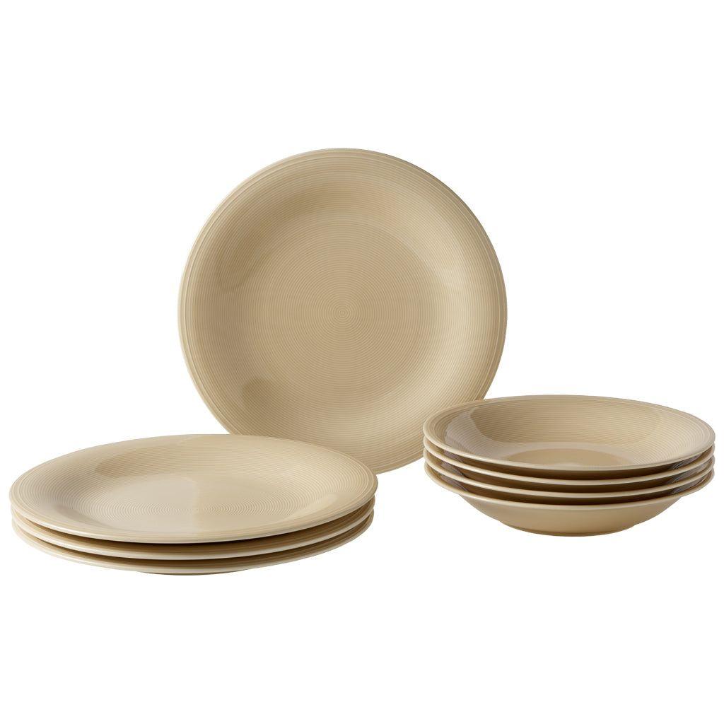 Villeroy & Boch Color Loop Sand Middagsset 8 delar.