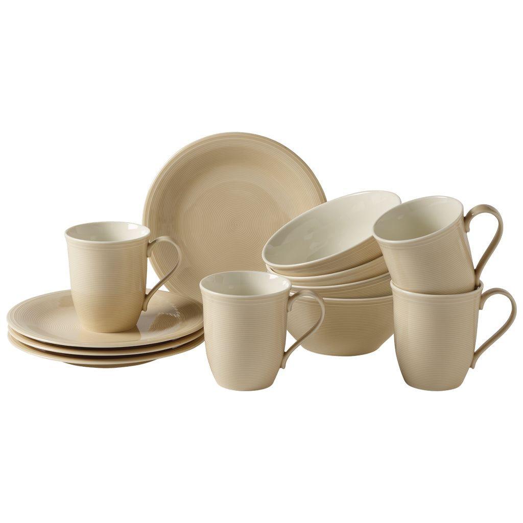 Villeroy & Boch Color Loop Sand Frukostset 12 delar