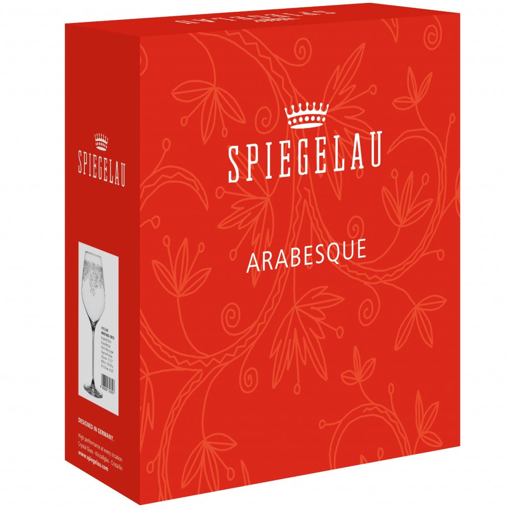 Spiegelau Glas för rödvin ARABESQUE 840 ml, set om 2 st, klar