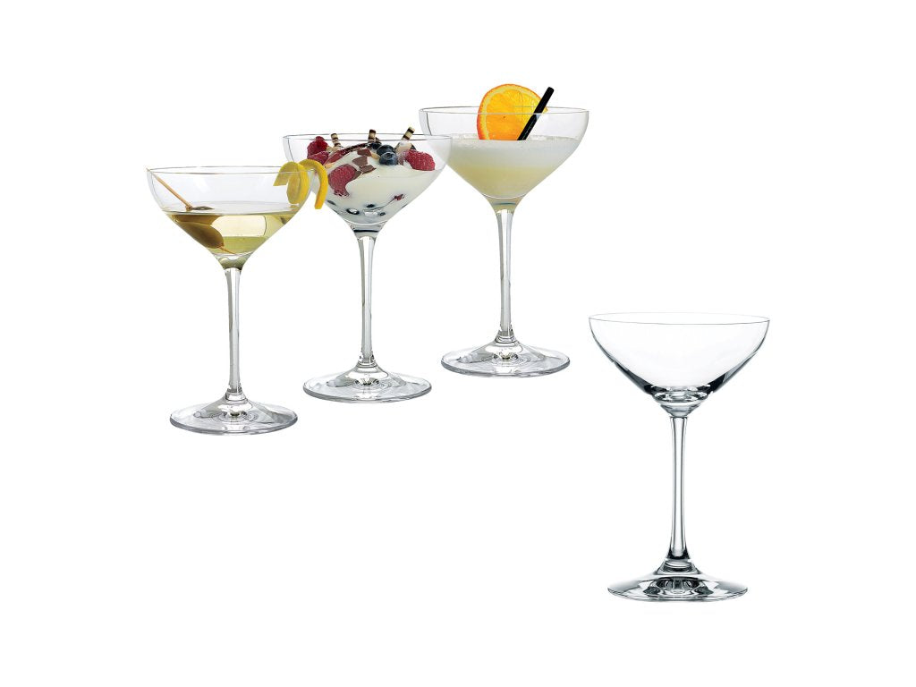 Spiegelau Champagneglas SPECIAL GLASSES DESSERT/CHAMPAGNER SAUCER, set i 4 delar, 250 ml