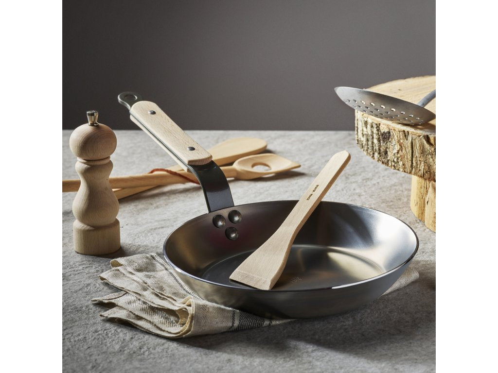 de Buyer Stekpanna MINERAL B 26 cm, trähandtag