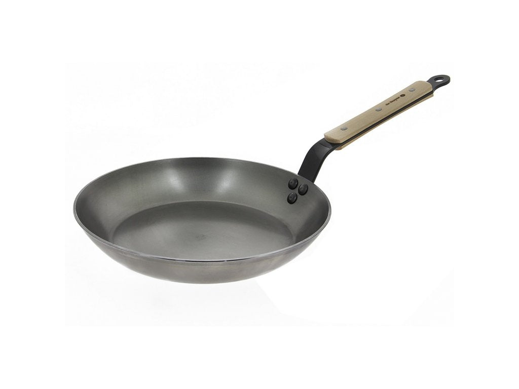 de Buyer Stekpanna MINERAL B 26 cm, trähandtag