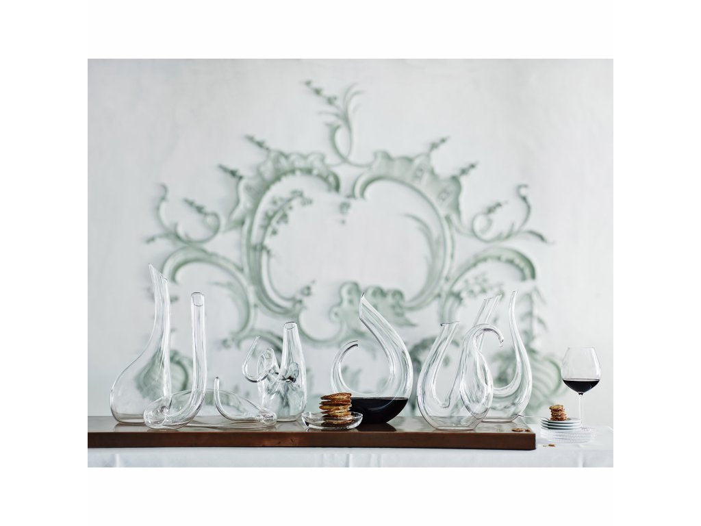 Vinkaraff 1,7 L – kristallglas med modern svart detalj