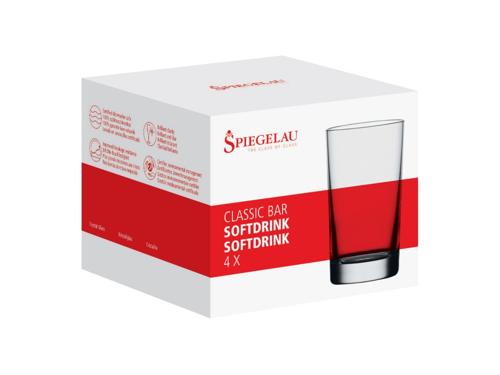 Spiegelau Dricksglas CLASSIC BAR SOFTDRINK, set i 4 delar, 285 ml