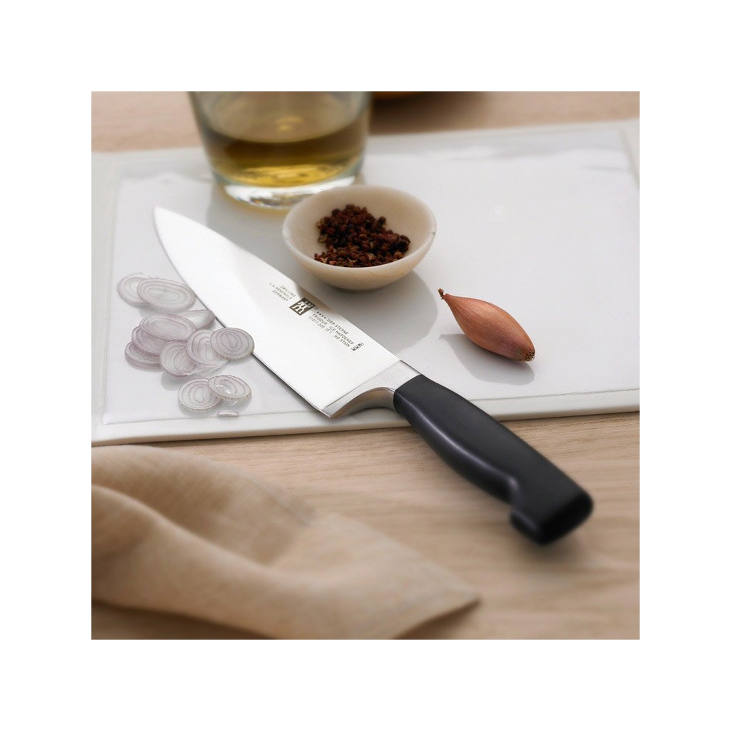 ZWILLING Knivblockset FOUR STAR, 8 st, med knivslip och sax, Zwilling