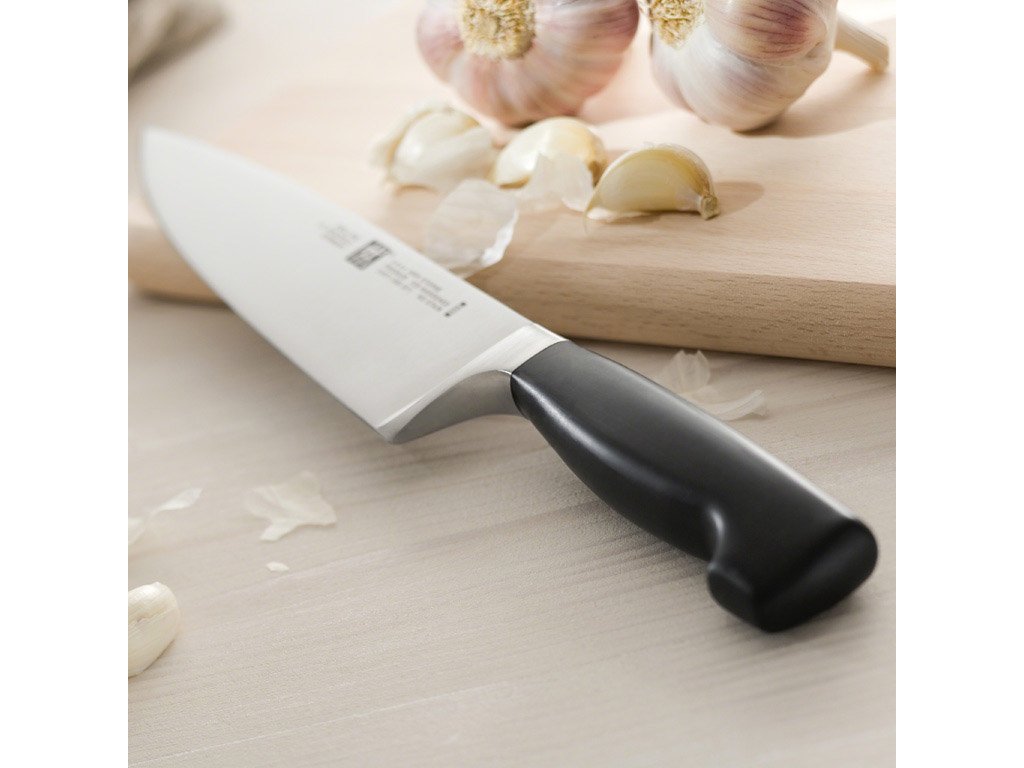 ZWILLING Knivblockset FOUR STAR, 8 st, med knivslip och sax, Zwilling