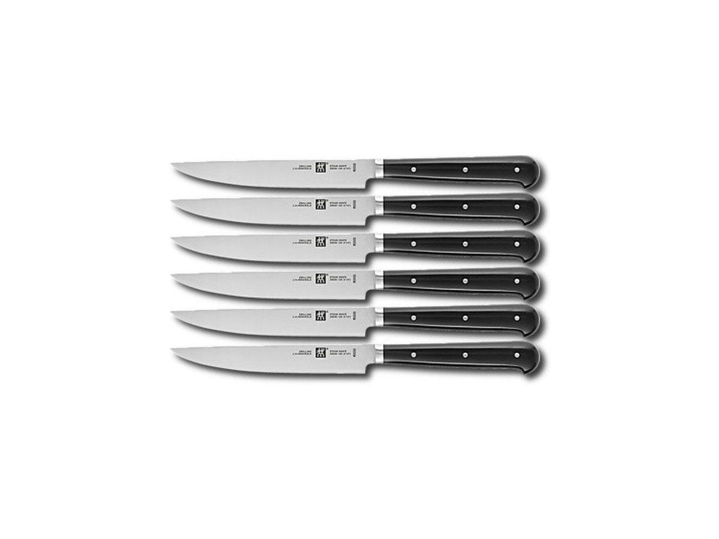 ZWILLING Köttknivar STEAK SET, 6 st, svart, Zwilling