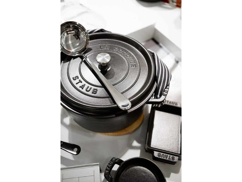Staub Gryta 24 cm, grafitgrå, gjutjärn