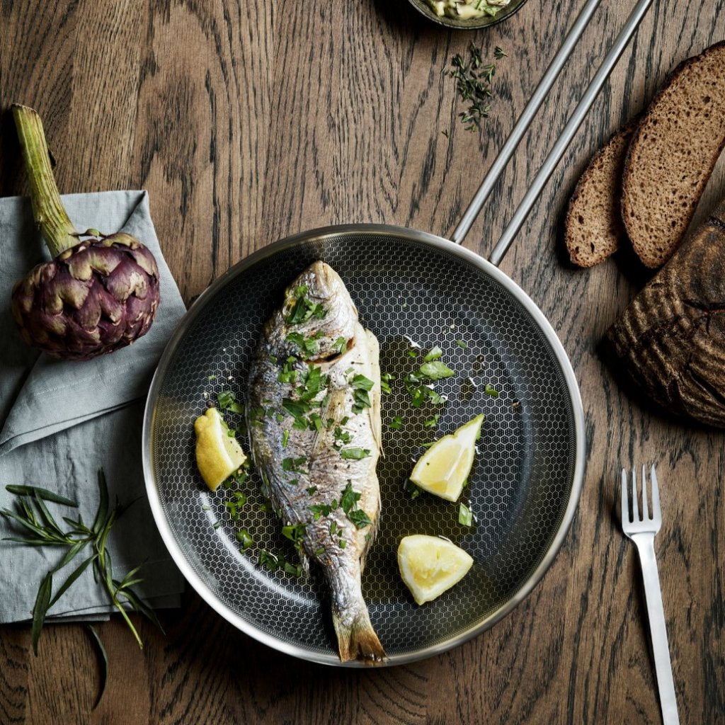 Eva Solo Stekpanna MULTI MOSAIC 28 cm, silver, rostfritt stål