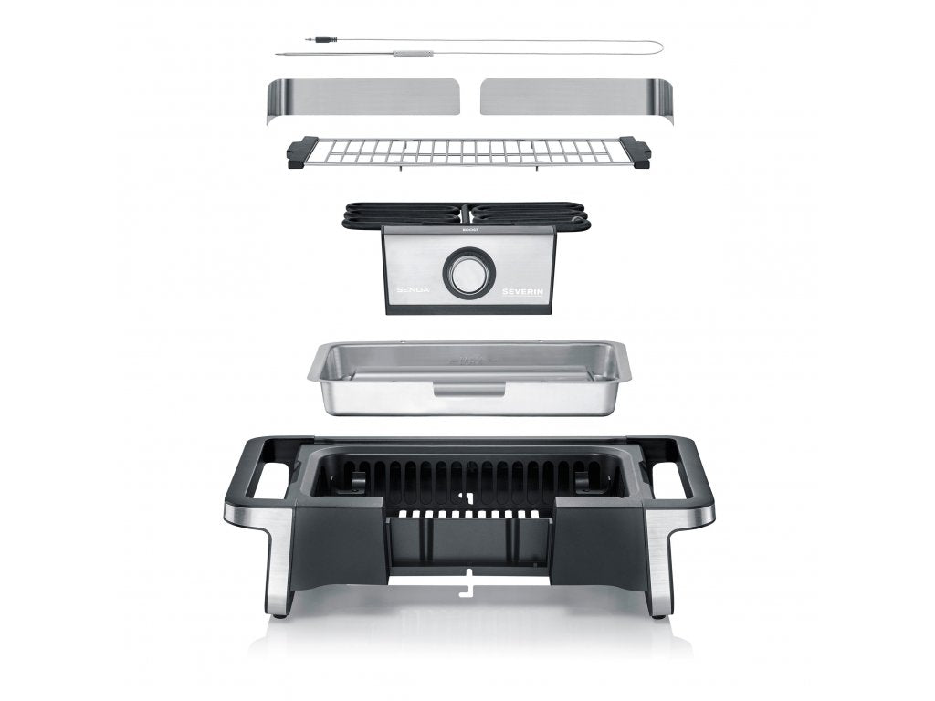 Severin Elektrisk utegrill PG 8117 SENOA BOOST S, 3000 W